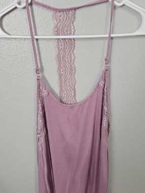 Dusty Rose Lace Racerback Cami
